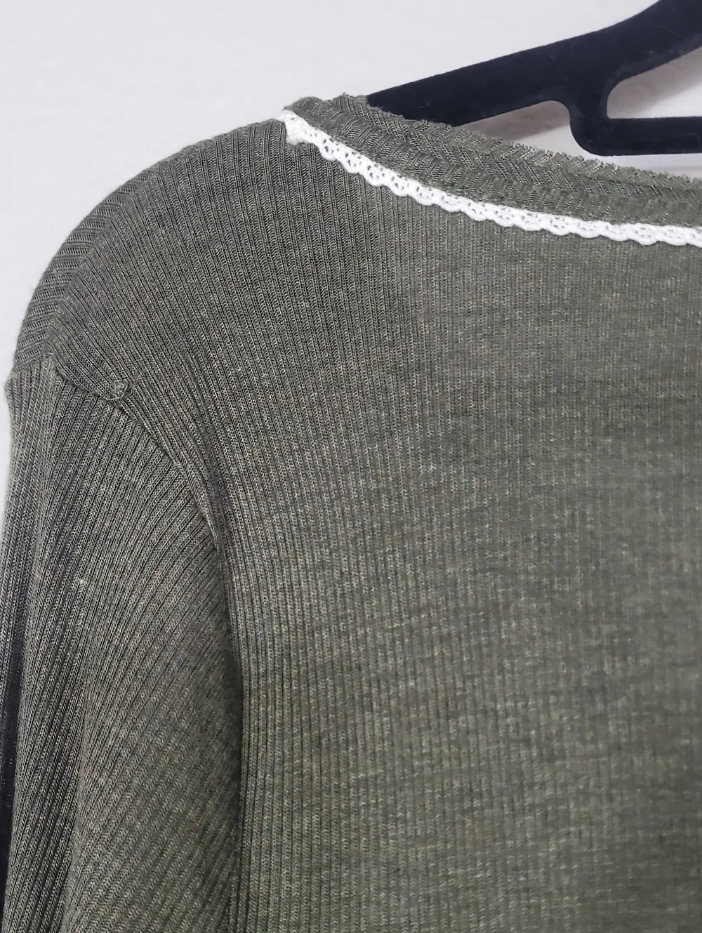 Vintage Banana Republic Ribbed Long Sleeve Shirt Size Small Granola
